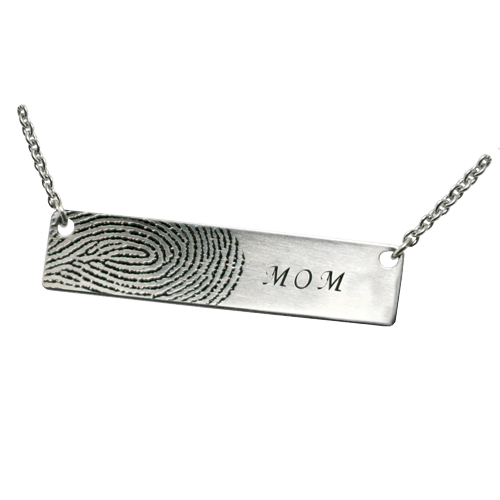 Remembrance Print Sterling Keepsake